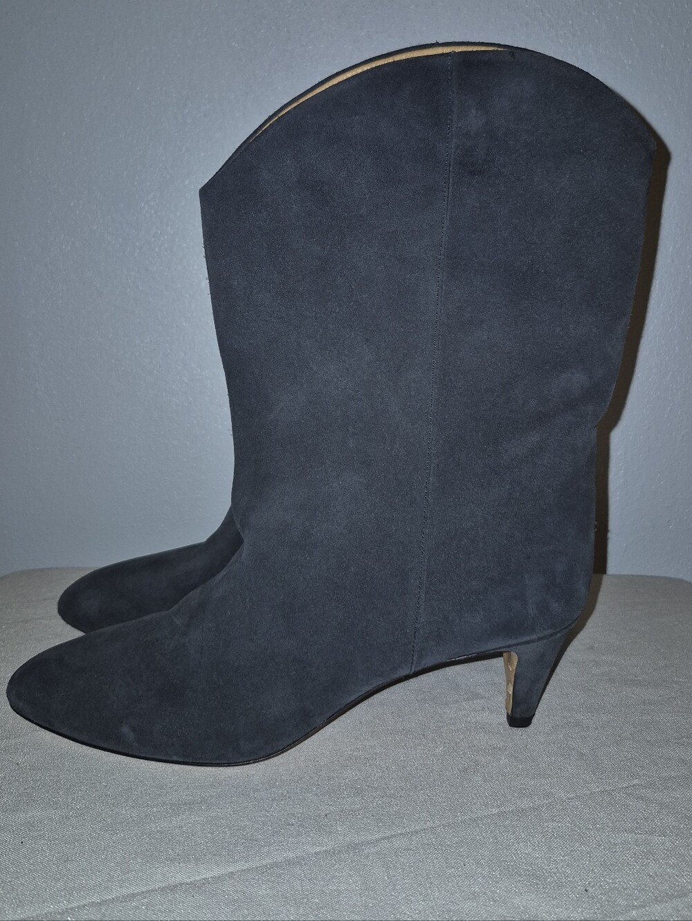 Isabel Marant Suede Mid-shaft Western Boot